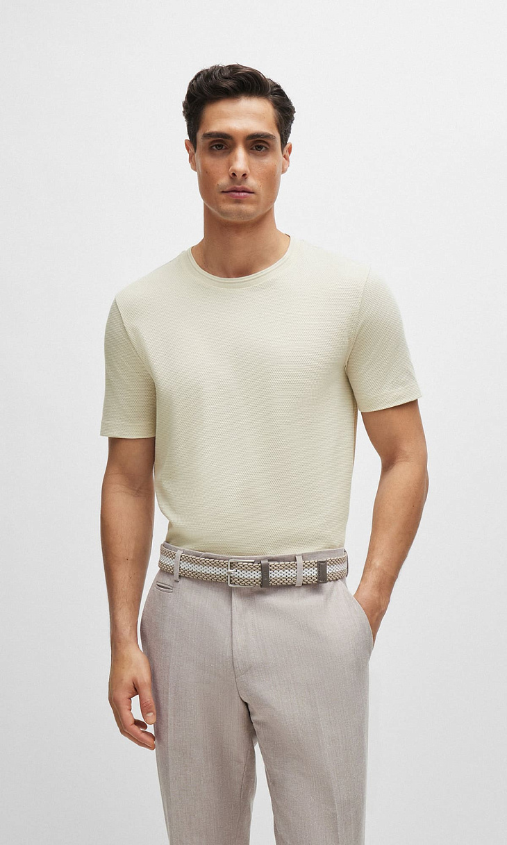 HUGO BOSS: Футболка из хлопка