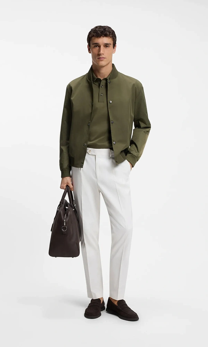 HUGO BOSS: Поло с монограммой