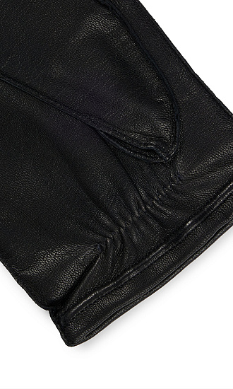 HUGO BOSS: Перчатки из кожи