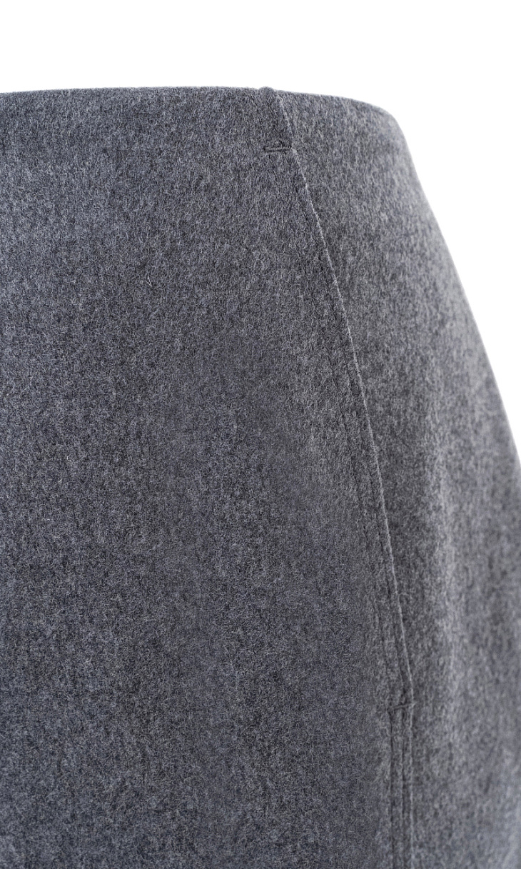 HUGO BOSS: Юбка из шерсти и кашемира