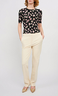 Пуловер с принтом