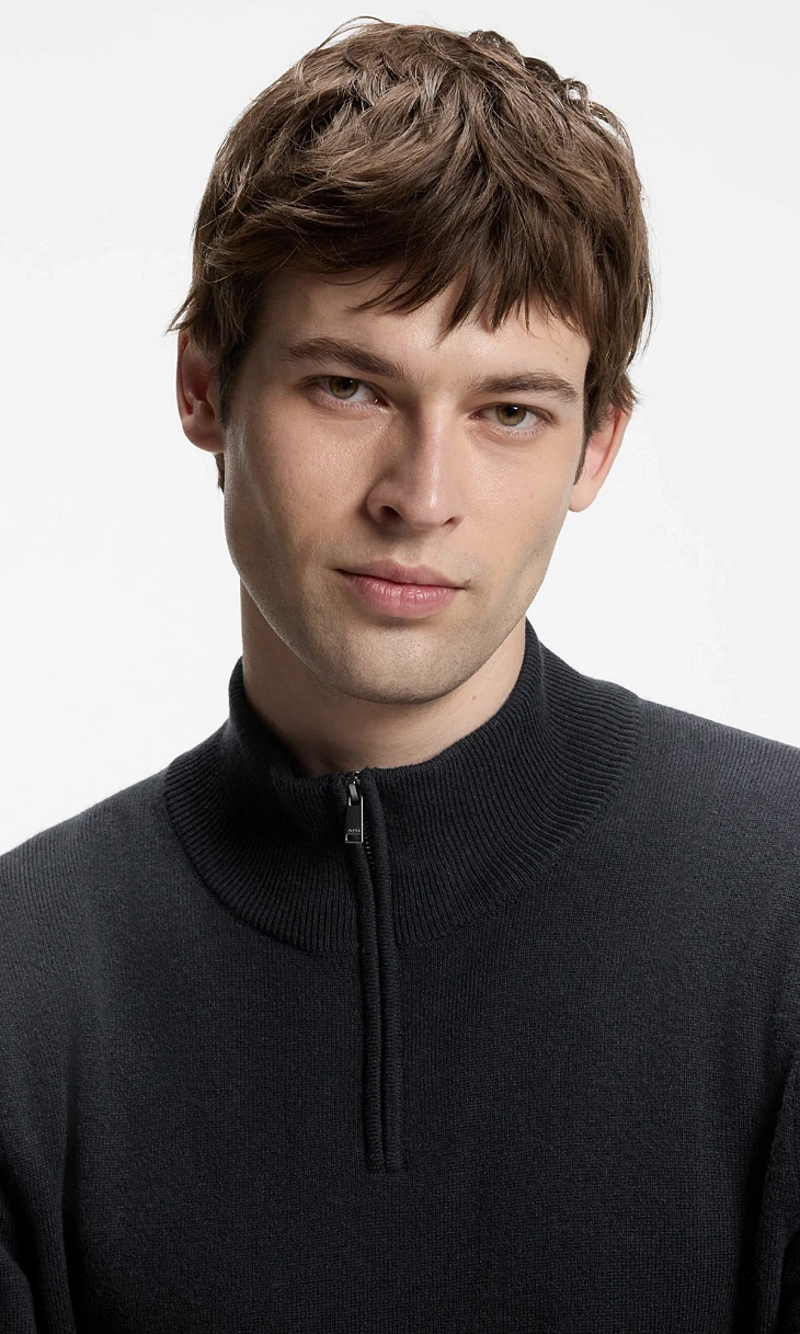 HUGO BOSS: Пуловер из шерсти и кашемира