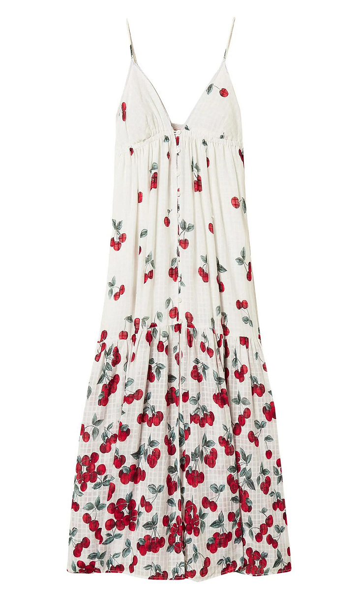 TWINSET: Жаккардовое платье на бретелях