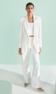 Двубортный пиджак с пайетками