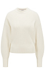 HUGO BOSS: Пуловер из хлопка с шелком