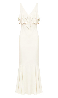 Платье с оборками