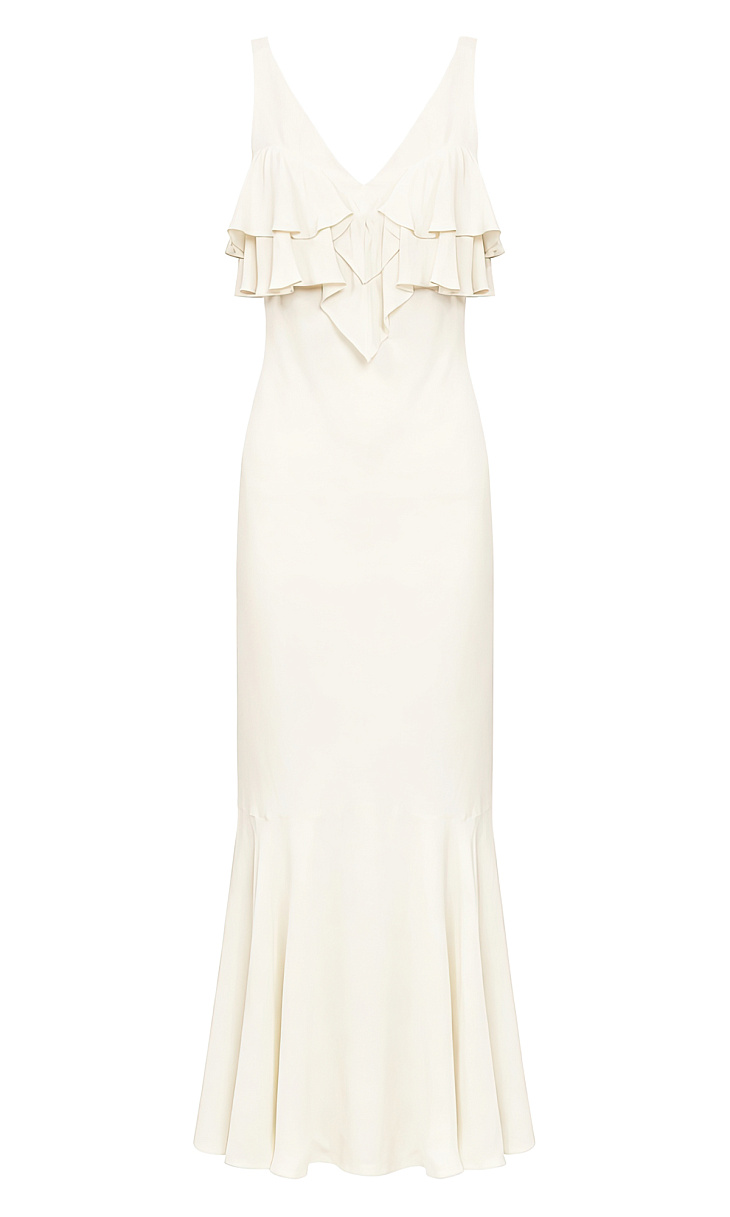 TWINSET: Платье с оборками