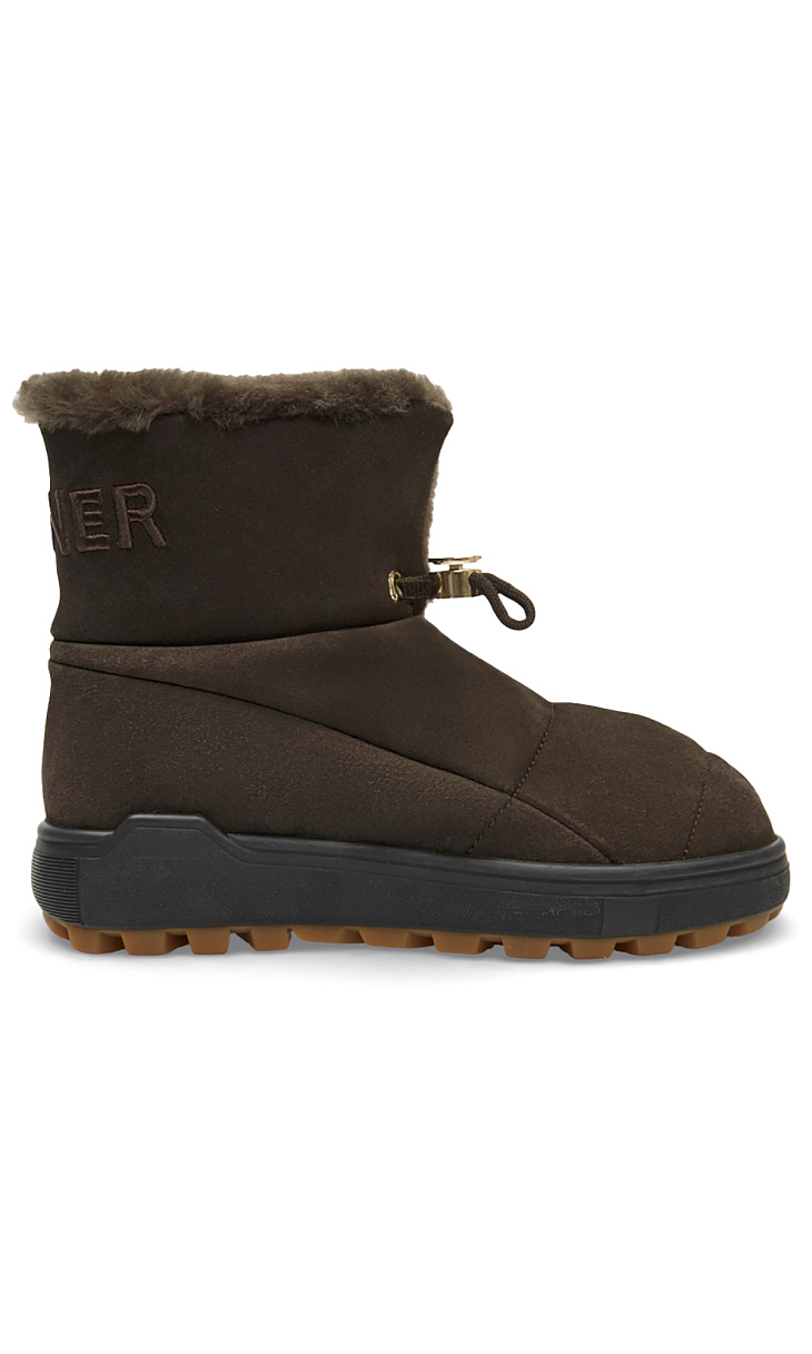 BOGNER: Полусапоги из замши и меха
