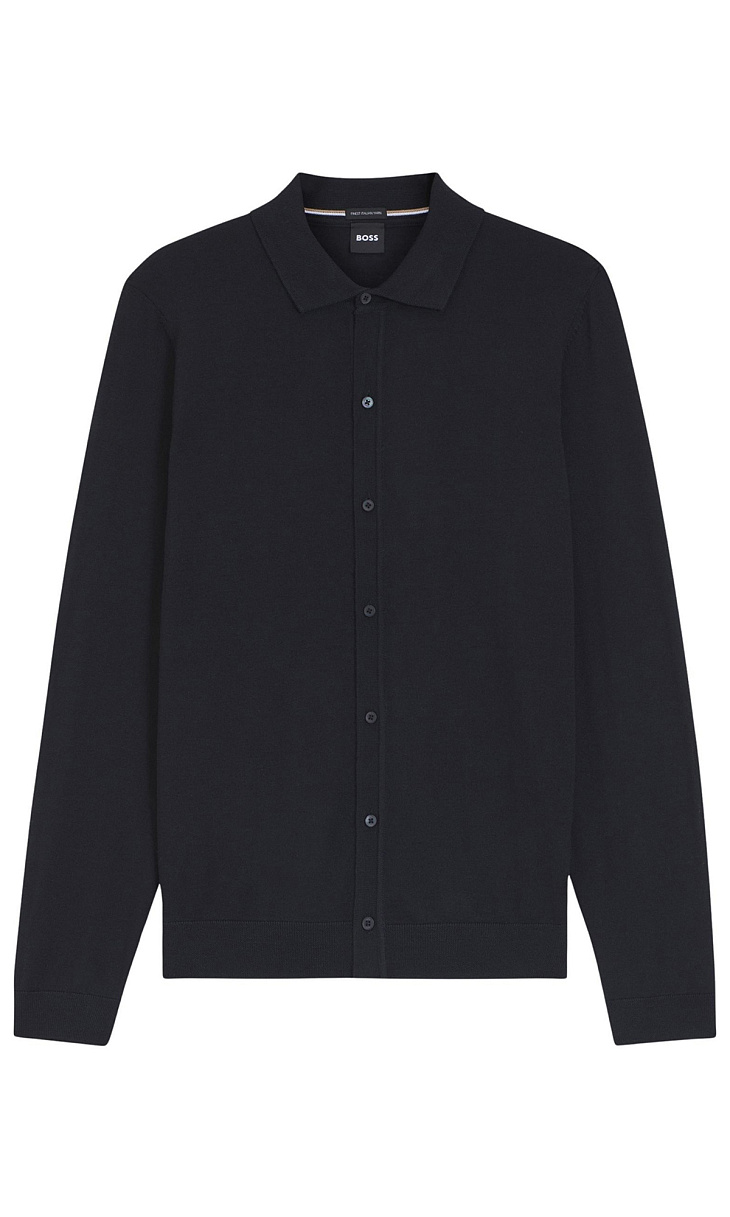 HUGO BOSS: Кардиган из шерсти
