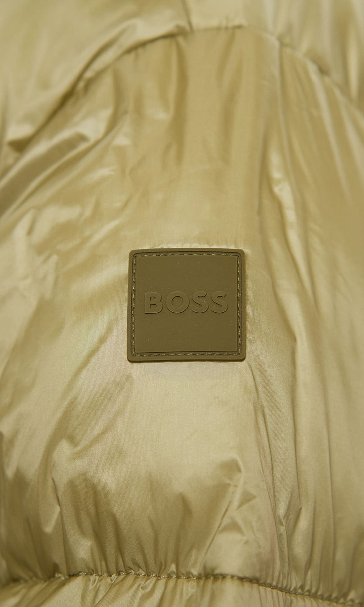 HUGO BOSS: Пуховик с капюшоном