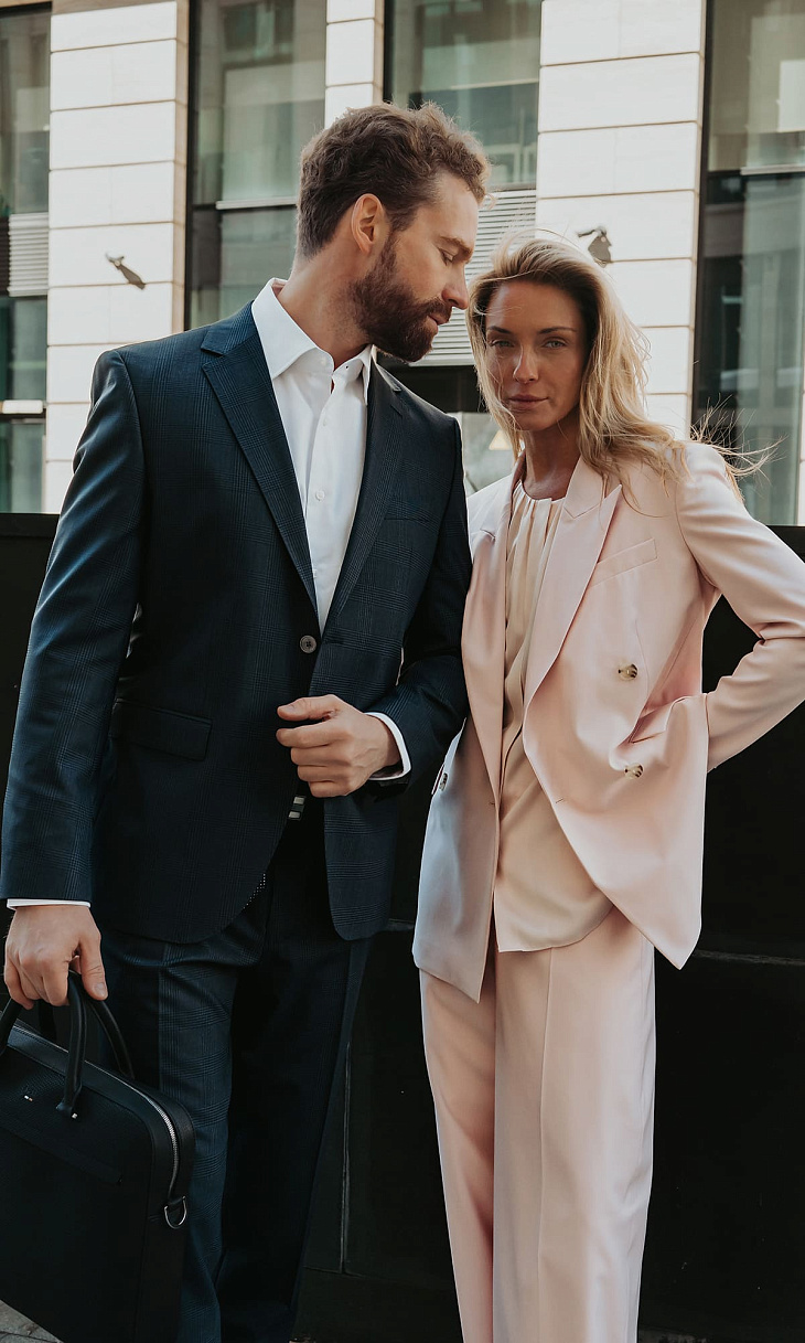 HUGO BOSS: Блуза из шелка