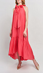 TWINSET: Длинное платье с оборками