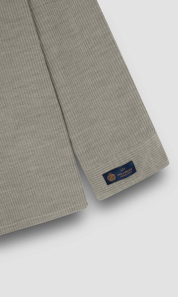 Paul Shark: Рубашка из кашемирового вельвета