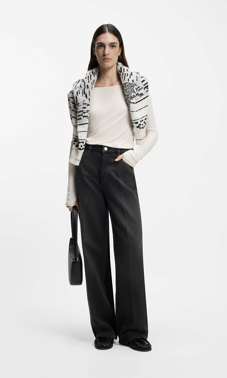 HUGO BOSS: Широкие джинсы