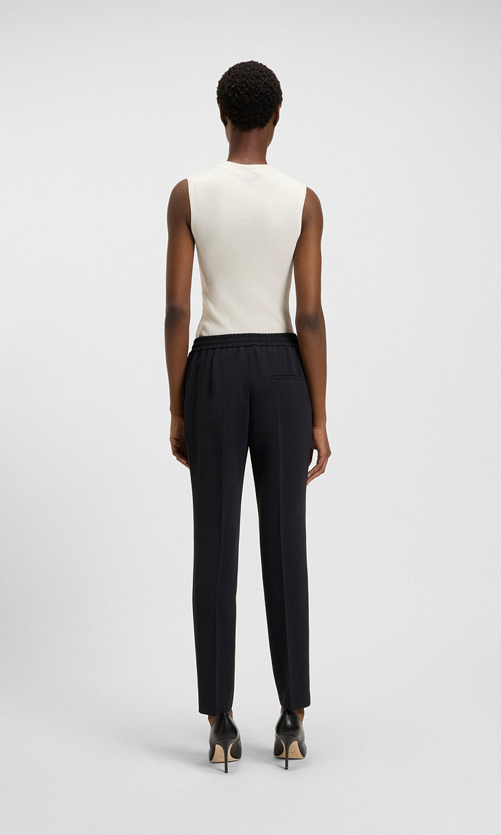 HUGO BOSS: Зауженные брюки на кулиске