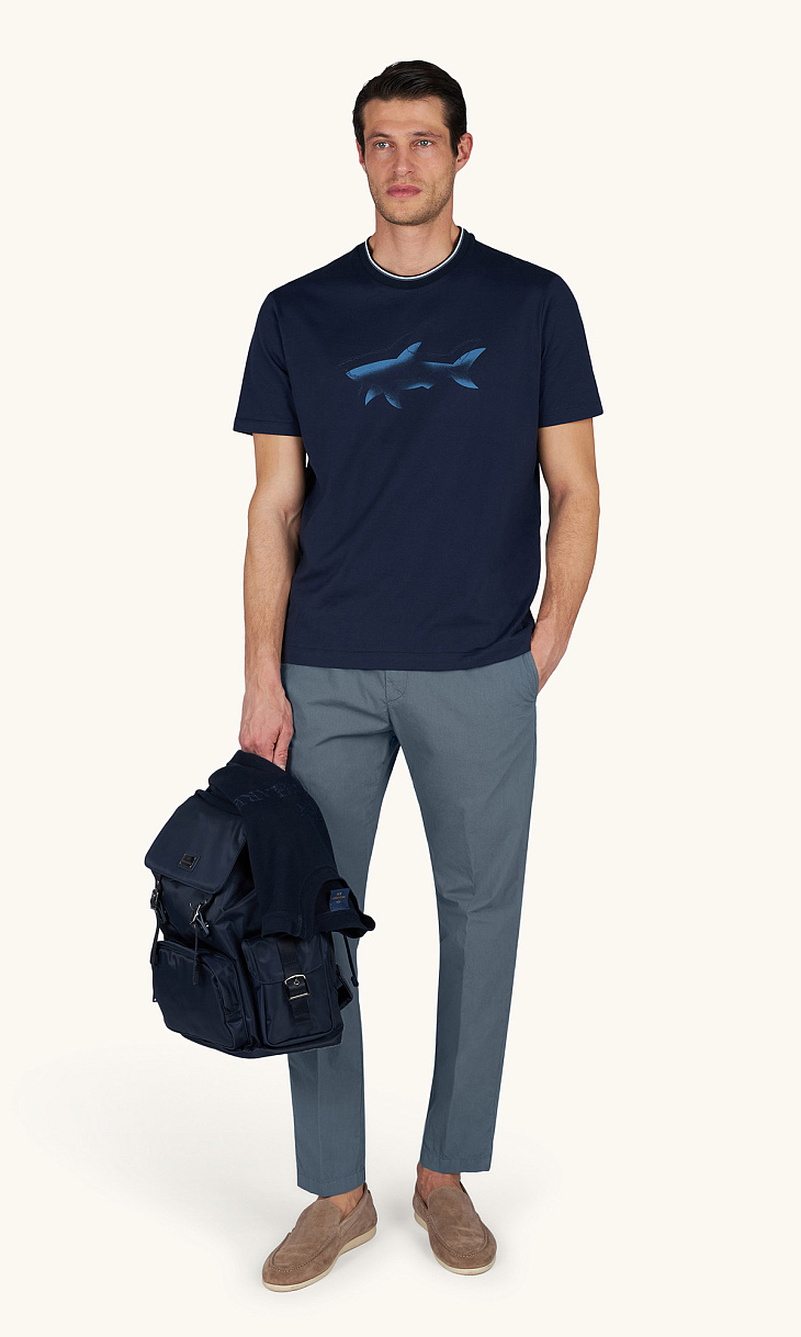 Paul Shark: Брюки из жатого хлопка