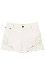 TWINSET: Джинсовые шорты с вышивкой