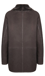 Дубленка с карманами