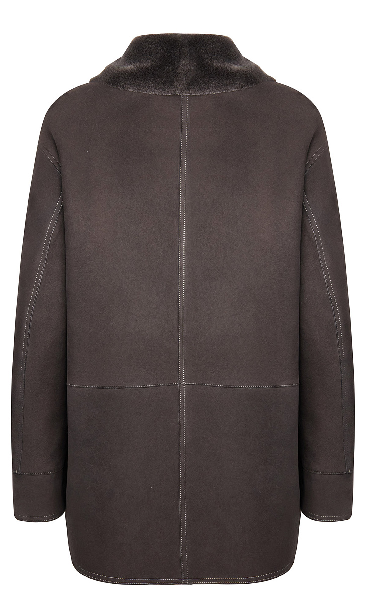 MARION FASHION: Дубленка с карманами