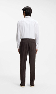 Зауженные брюки из льна