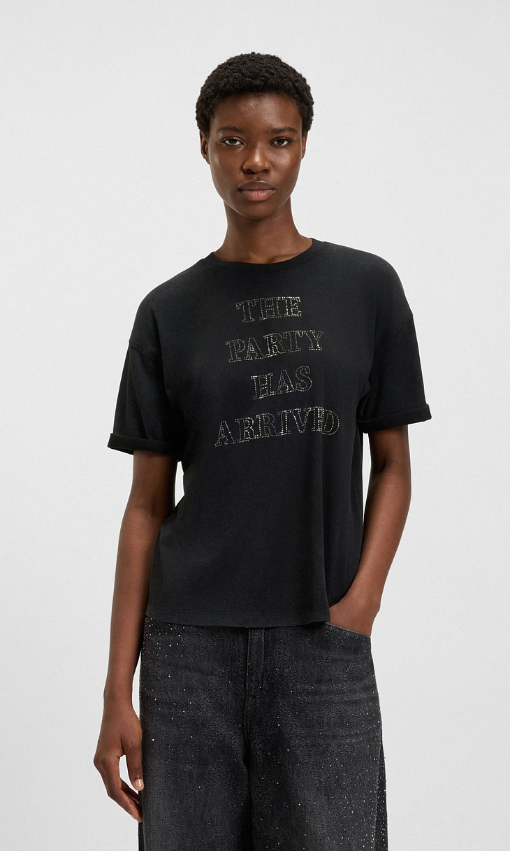 HUGO BOSS: Футболка с рисунком