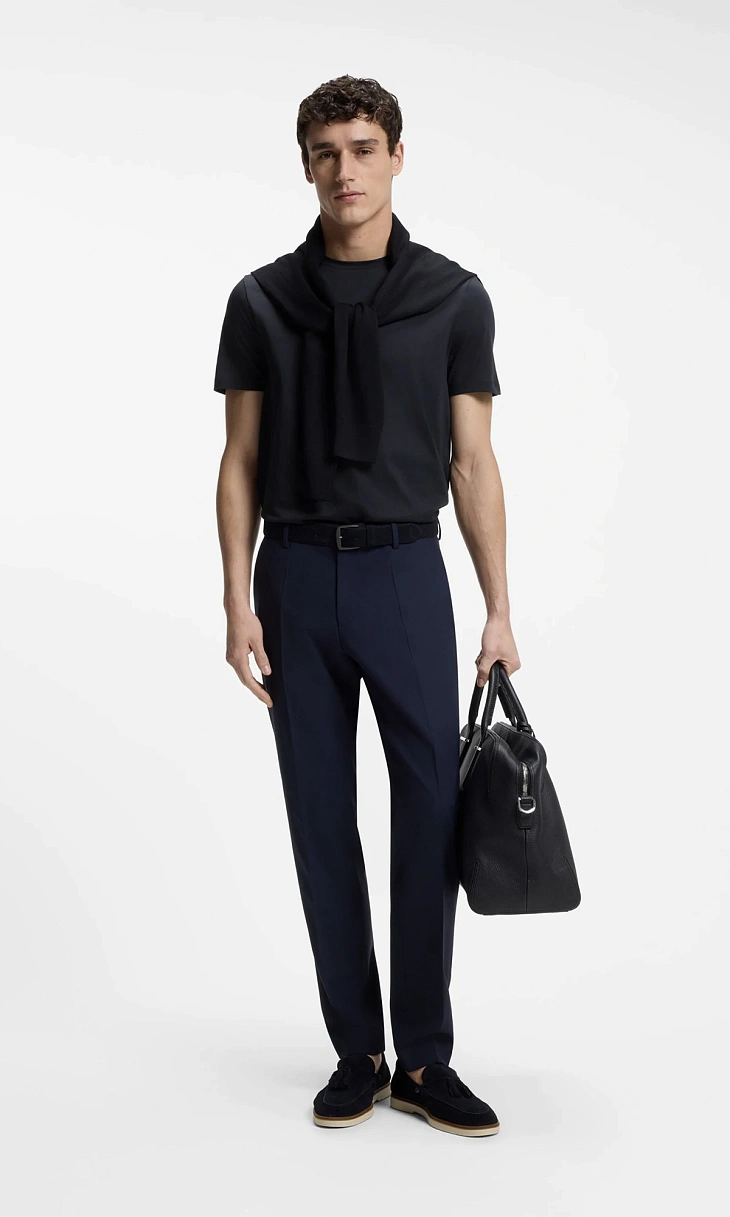 HUGO BOSS: Футболка из хлопка