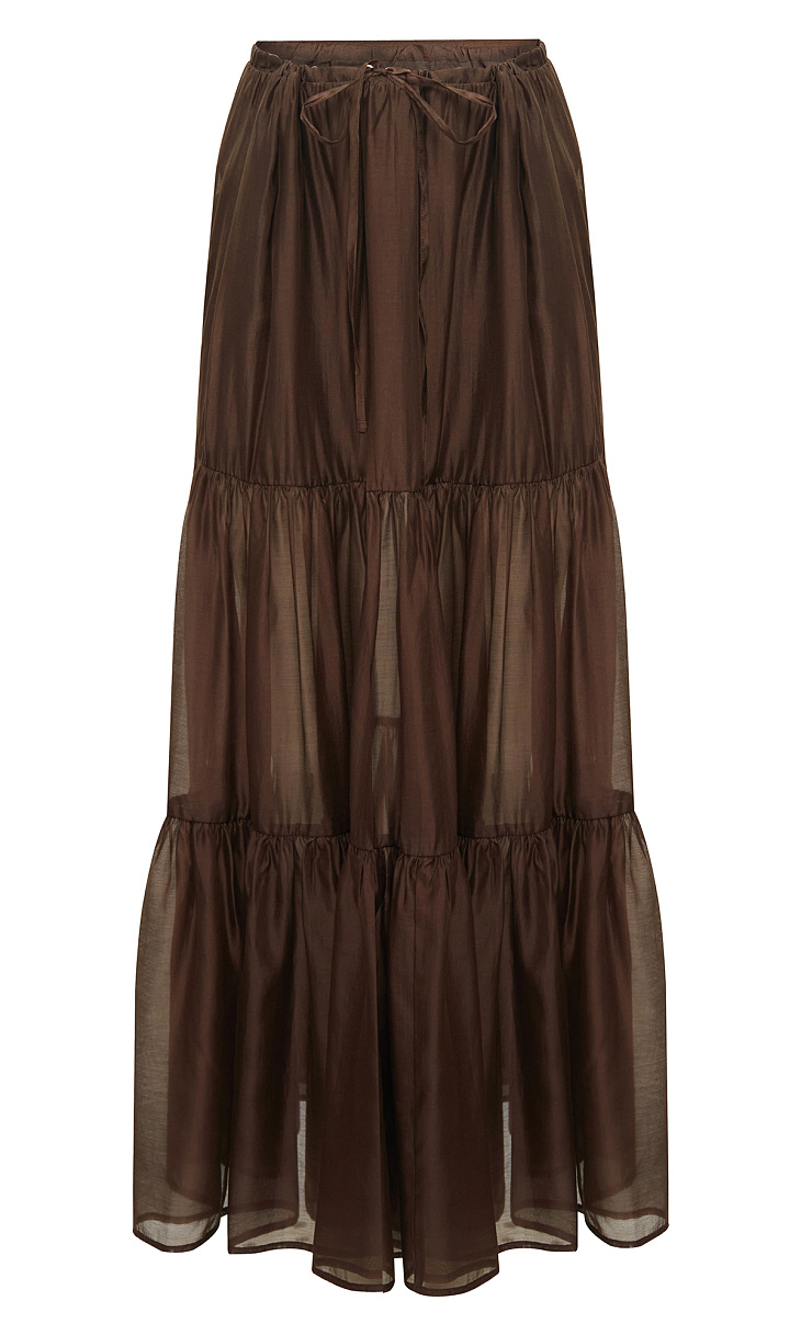 TWINSET: Юбка с воланами