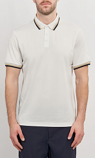 Поло с логотипом на рукаве