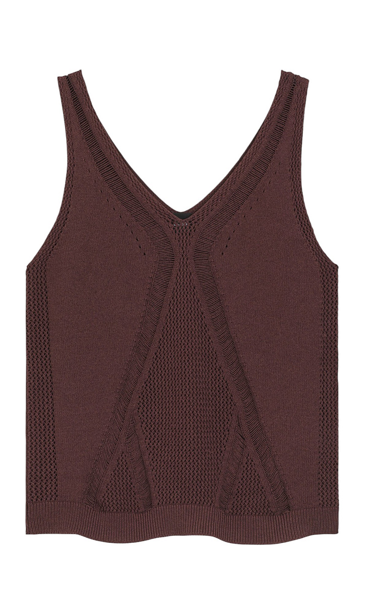 HUGO BOSS: Вязаный топ