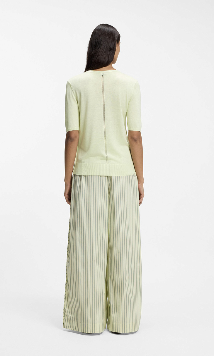 HUGO BOSS: Пуловер с короткими рукавами