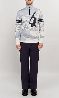 Лонгслив с молнией