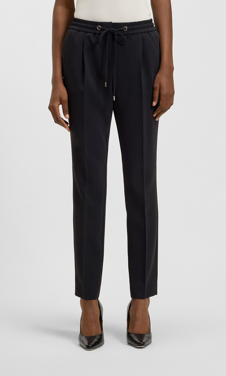 HUGO BOSS: Зауженные брюки на кулиске