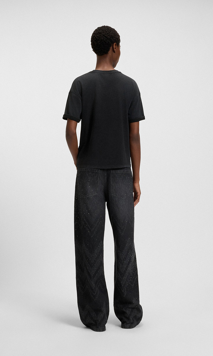 HUGO BOSS: Футболка с рисунком