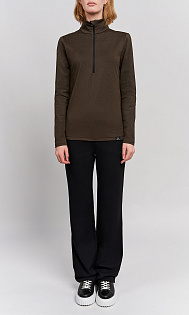 Лонгслив с молнией