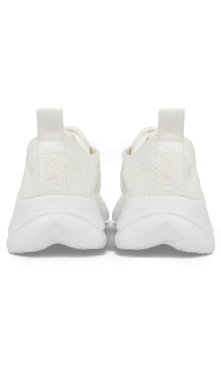 CASADEI: Трикотажные кроссовки со стразами