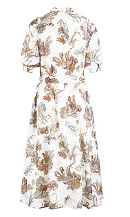 Платье с принтом