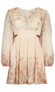 Платье с принтом