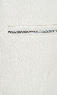 Укороченные брюки из льна