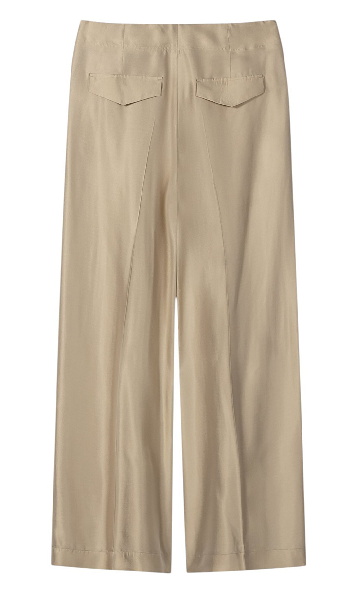 LUISA CERANO: Широкие брюки с шелком