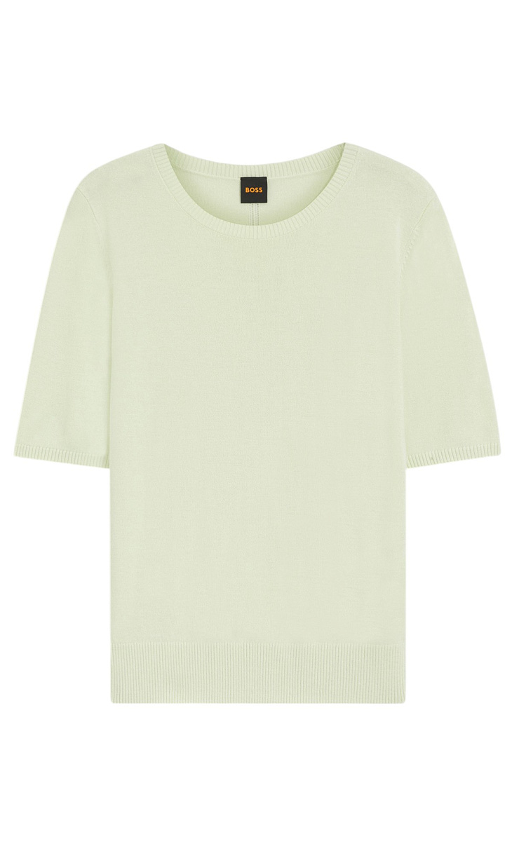 HUGO BOSS: Пуловер с короткими рукавами