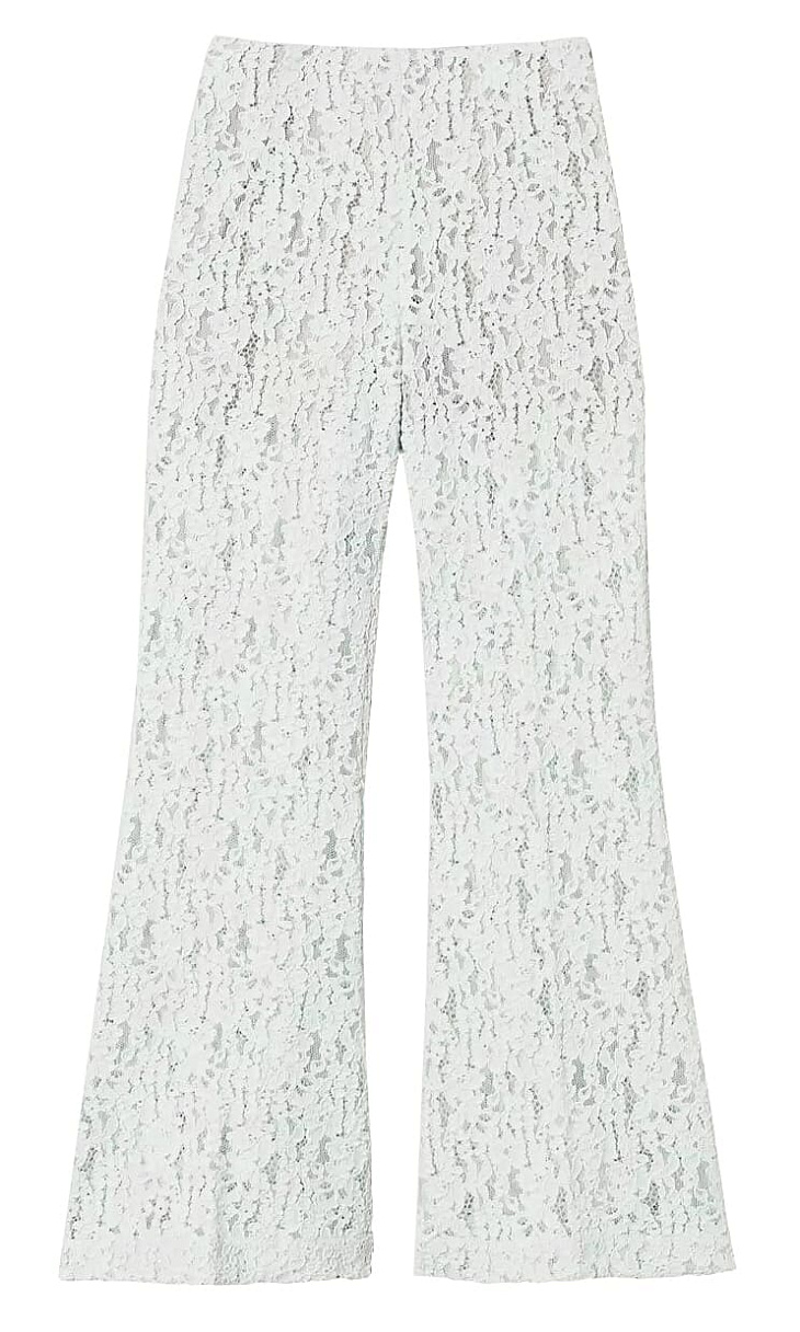 TWINSET: Кружевные брюки клеш
