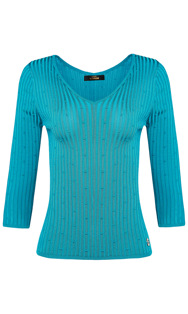 TWINSET: Пуловер с фактурным узором