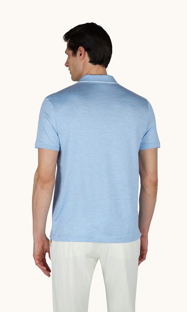 Paul Shark: Поло из хлопка и шелка