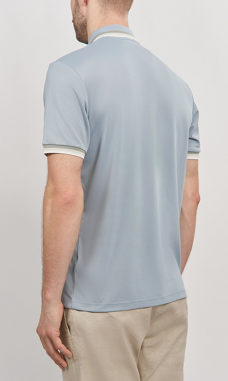 BOGNER: Поло с логотипом на рукаве