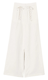 Брюки со шнуровкой