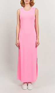 Платье в рубчик