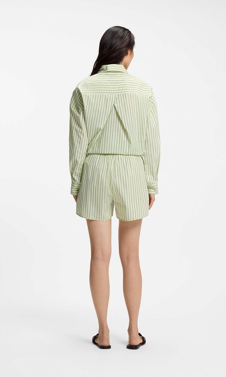 HUGO BOSS: Шорты из поплина