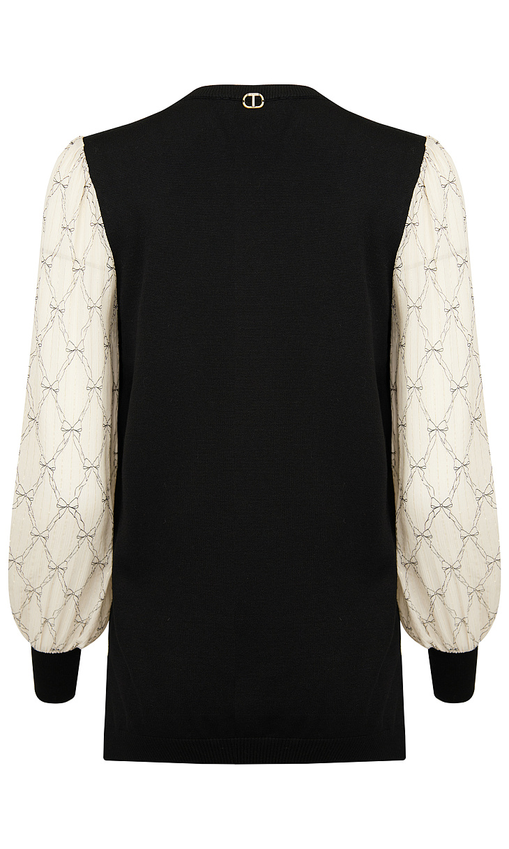 TWINSET: Комбинированный пуловер