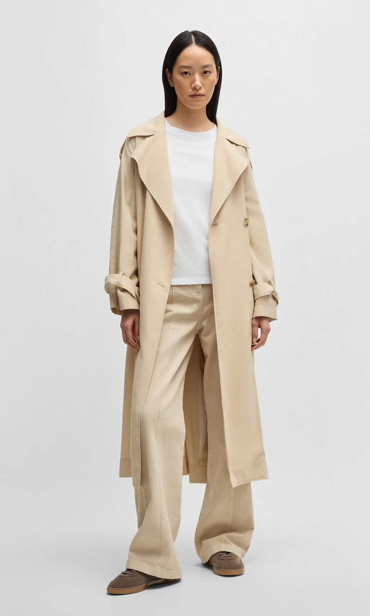 HUGO BOSS: Футболка из хлопка с принтом