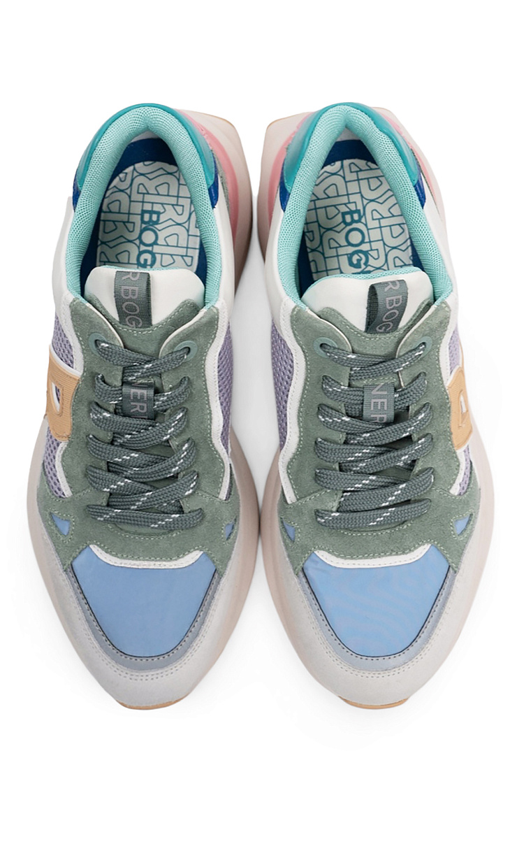 BOGNER: Кроссовки из кожи и текстиля